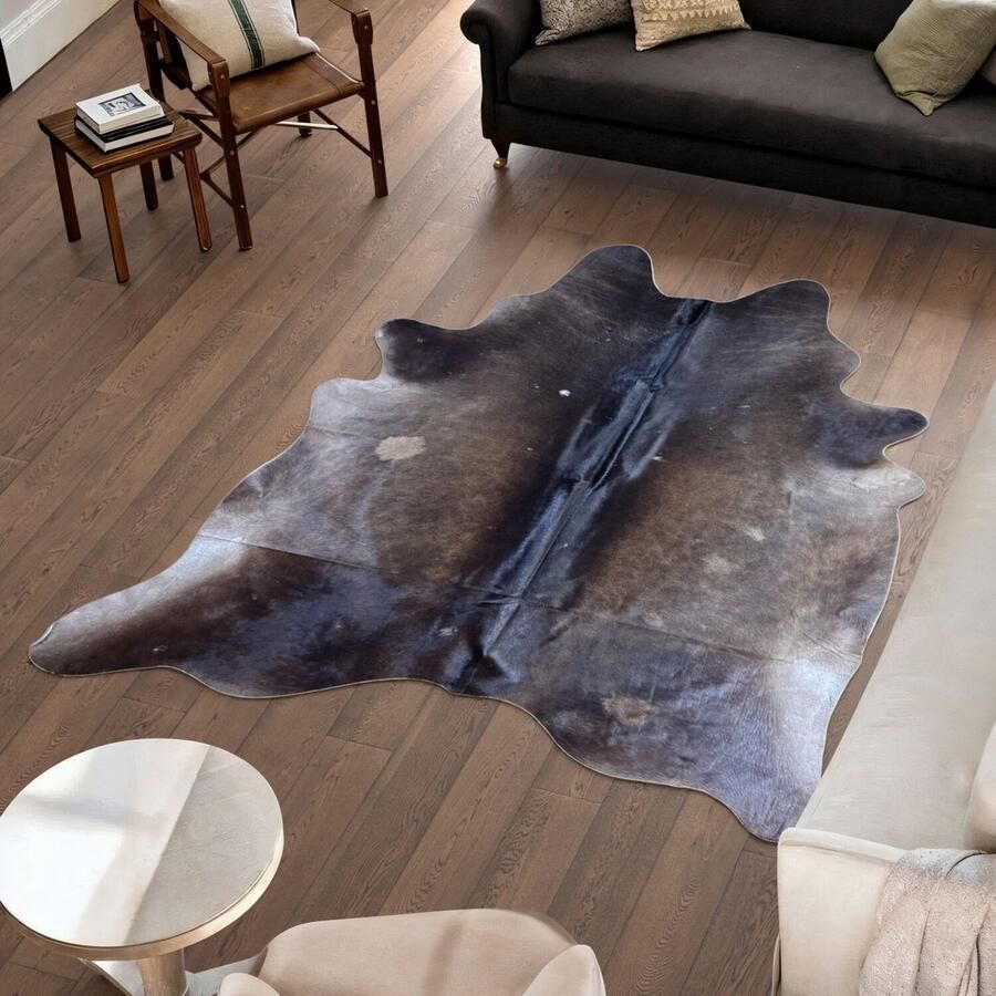Koeienhuidvloerkleed.nl Koeienhuid Vloerkleed 229 cm x 198 cm Koeienkleed Koeienvel Dierenvel Dierenhuid Tapijt
