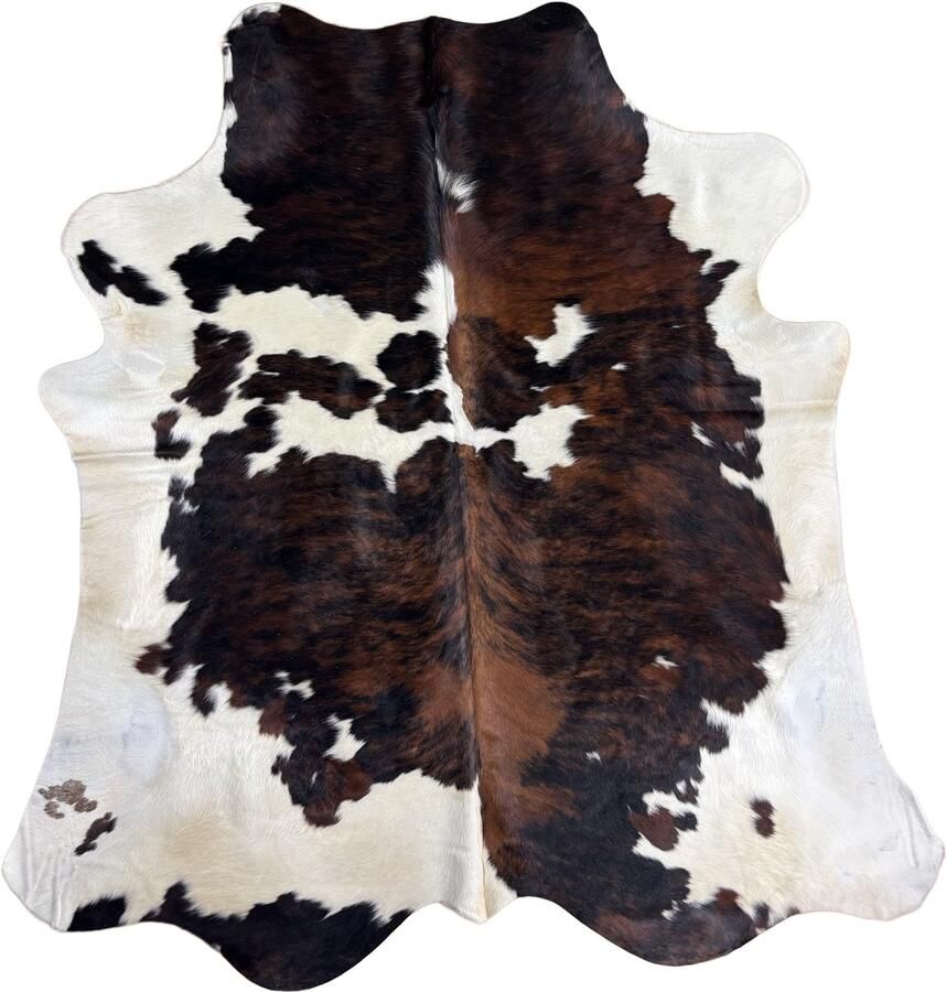 Koeienhuidvloerkleed.nl Koeienhuid Vloerkleed 229 cm x 218 cm Koeienkleed Koeienvel Dierenvel Dierenhuid Tapijt - Foto 2