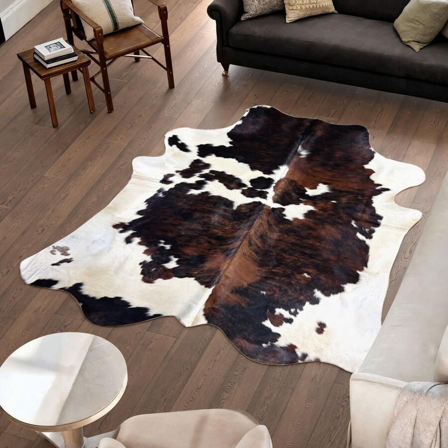 Koeienhuidvloerkleed.nl Koeienhuid Vloerkleed 229 cm x 218 cm Koeienkleed Koeienvel Dierenvel Dierenhuid Tapijt