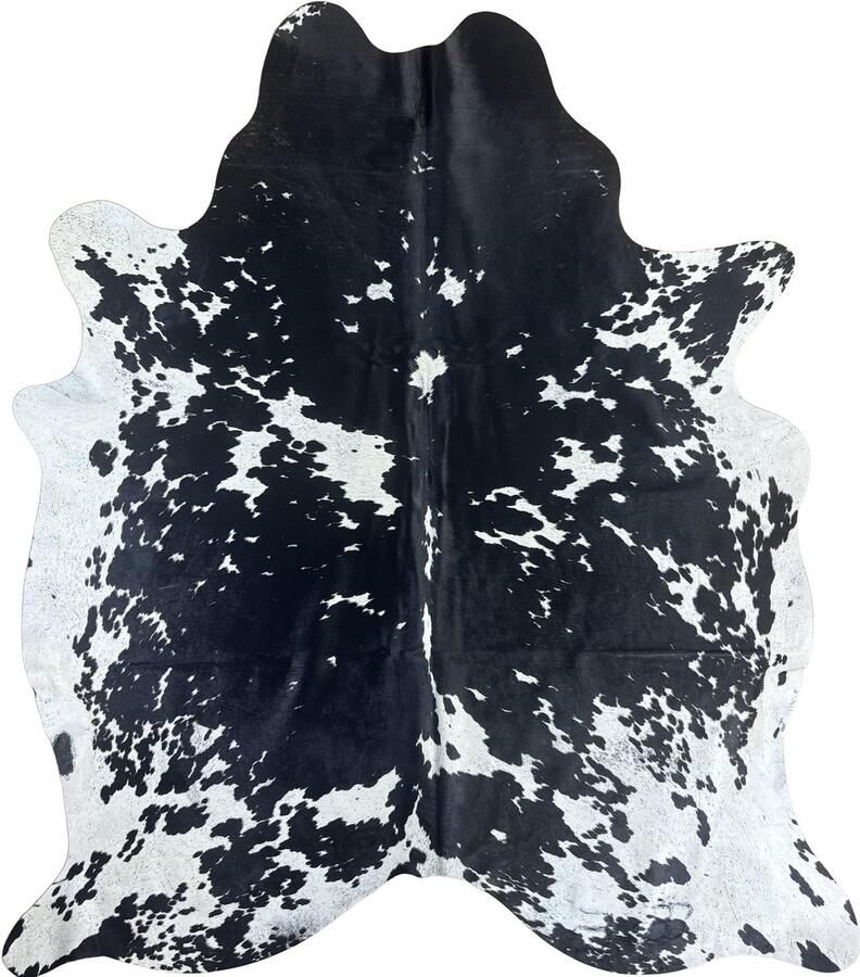 Koeienhuidvloerkleed.nl Koeienhuid Vloerkleed 230 cm x 202 cm Koeienkleed Koeienvel Dierenvel Dierenhuid Tapijt - Foto 2