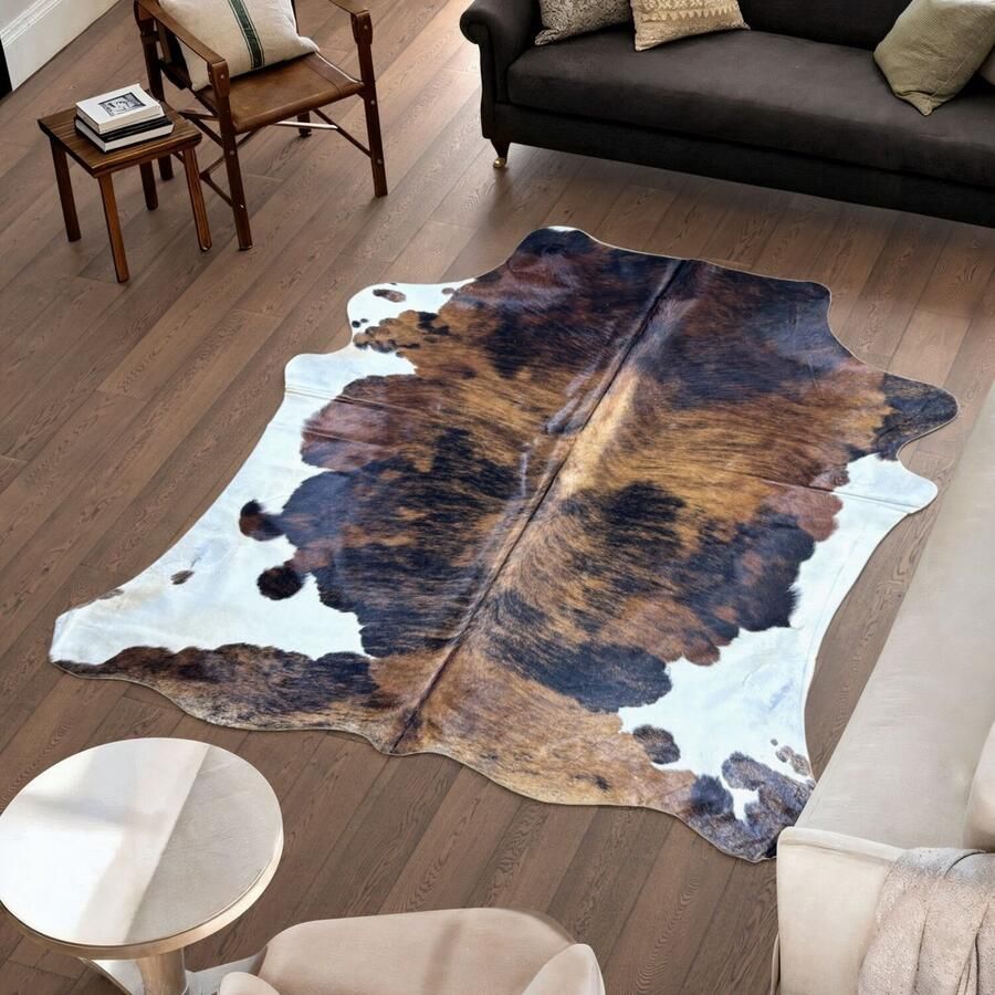 Koeienhuidvloerkleed.nl Koeienhuid Vloerkleed 231 cm x 200 cm Koeienkleed Koeienvel Dierenvel Dierenhuid Tapijt