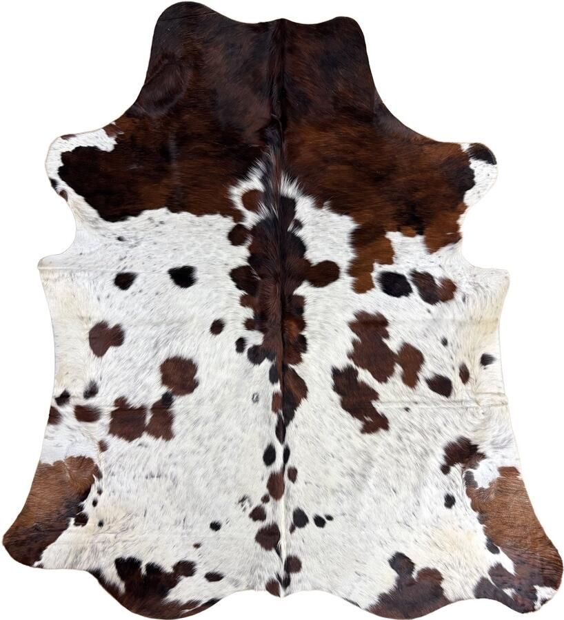 Koeienhuidvloerkleed.nl Koeienhuid Vloerkleed 231 cm x 209 cm Koeienkleed Koeienvel Dierenvel Dierenhuid Tapijt - Foto 2