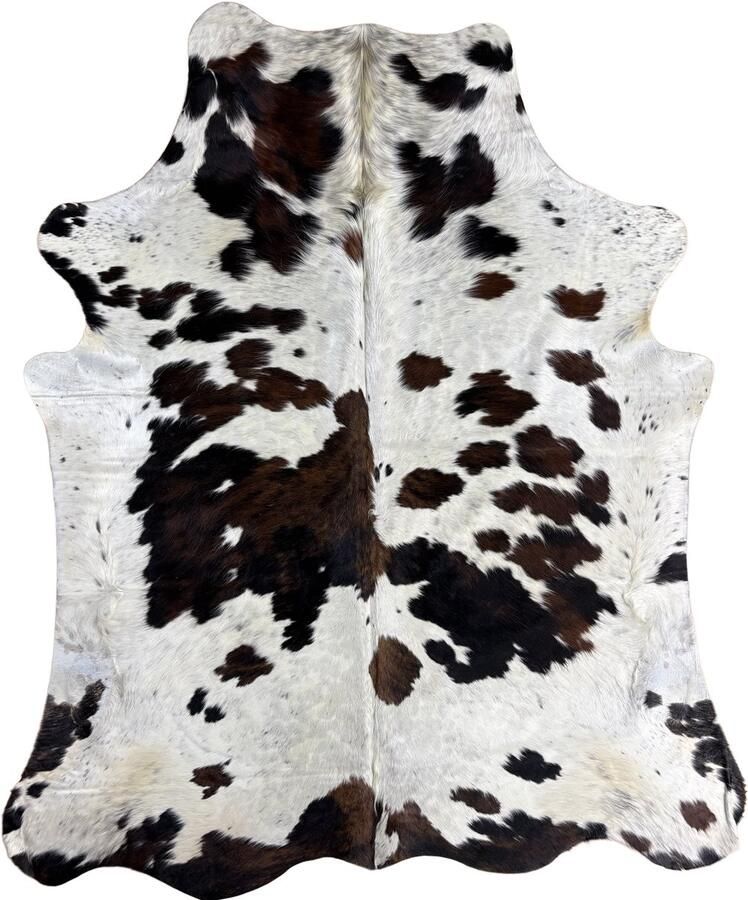 Koeienhuidvloerkleed.nl Koeienhuid Vloerkleed 232 cm x 193 cm Koeienkleed Koeienvel Dierenvel Dierenhuid Tapijt - Foto 2