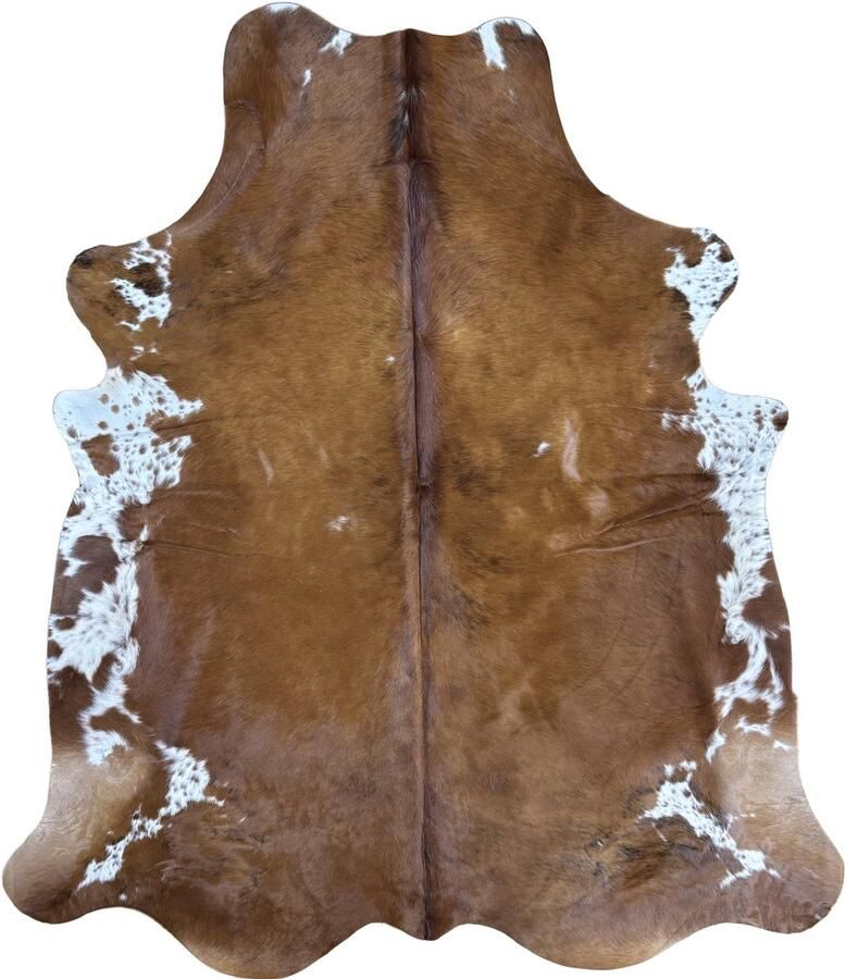 Koeienhuidvloerkleed.nl Koeienhuid Vloerkleed 232 cm x 201 cm Koeienkleed Koeienvel Dierenvel Dierenhuid Tapijt - Foto 2