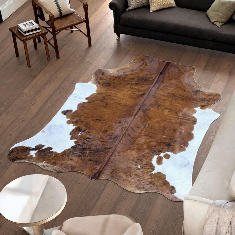 Koeienhuidvloerkleed.nl Koeienhuid Vloerkleed 235 cm x 199 cm Koeienkleed Koeienvel Dierenvel Dierenhuid Tapijt