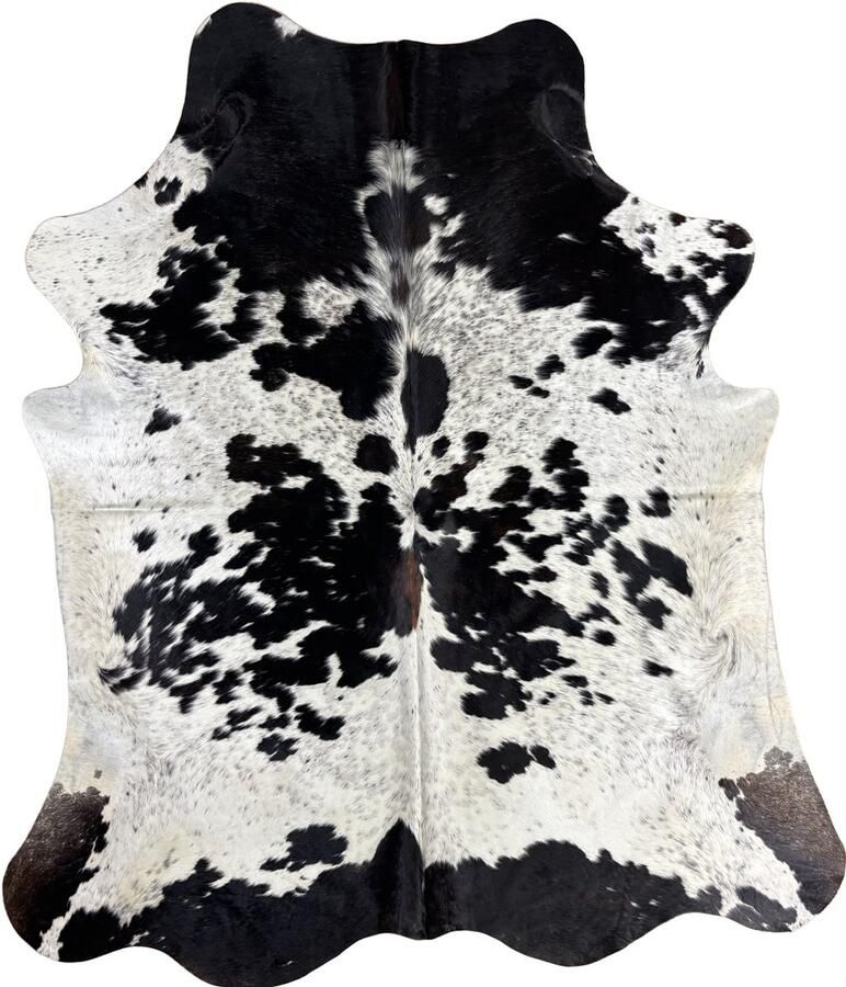 Koeienhuidvloerkleed.nl Koeienhuid Vloerkleed 235 cm x 202 cm Koeienkleed Koeienvel Dierenvel Dierenhuid Tapijt - Foto 2