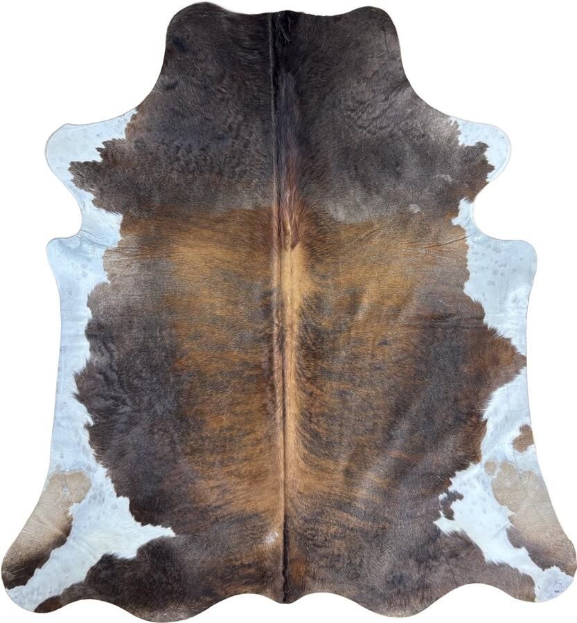 Koeienhuidvloerkleed.nl Koeienhuid Vloerkleed 235 cm x 218 cm Koeienkleed Koeienvel Dierenvel Dierenhuid Tapijt - Foto 2