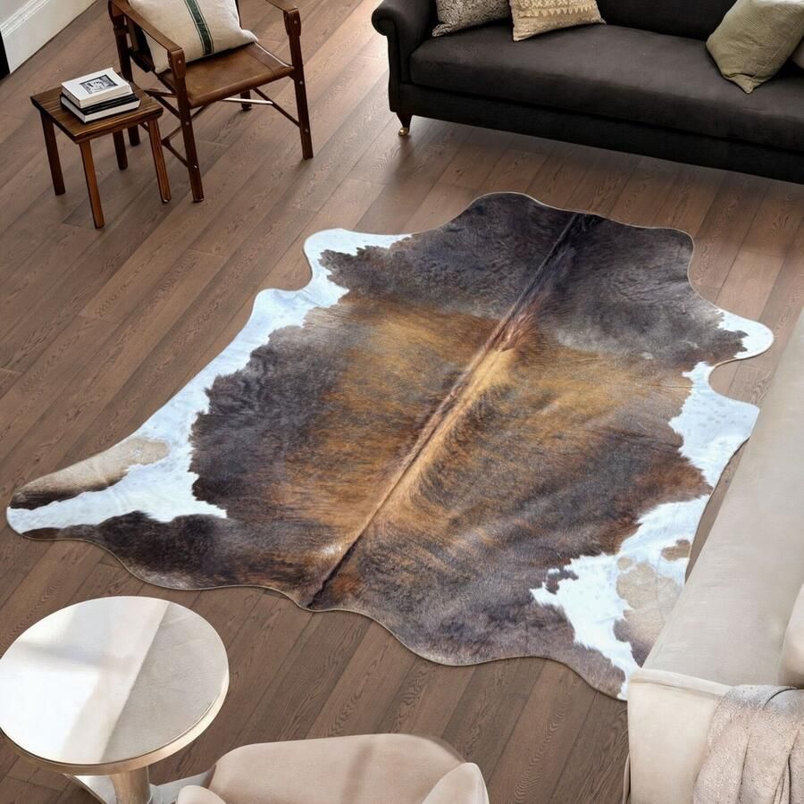 Koeienhuidvloerkleed.nl Koeienhuid Vloerkleed 235 cm x 218 cm Koeienkleed Koeienvel Dierenvel Dierenhuid Tapijt