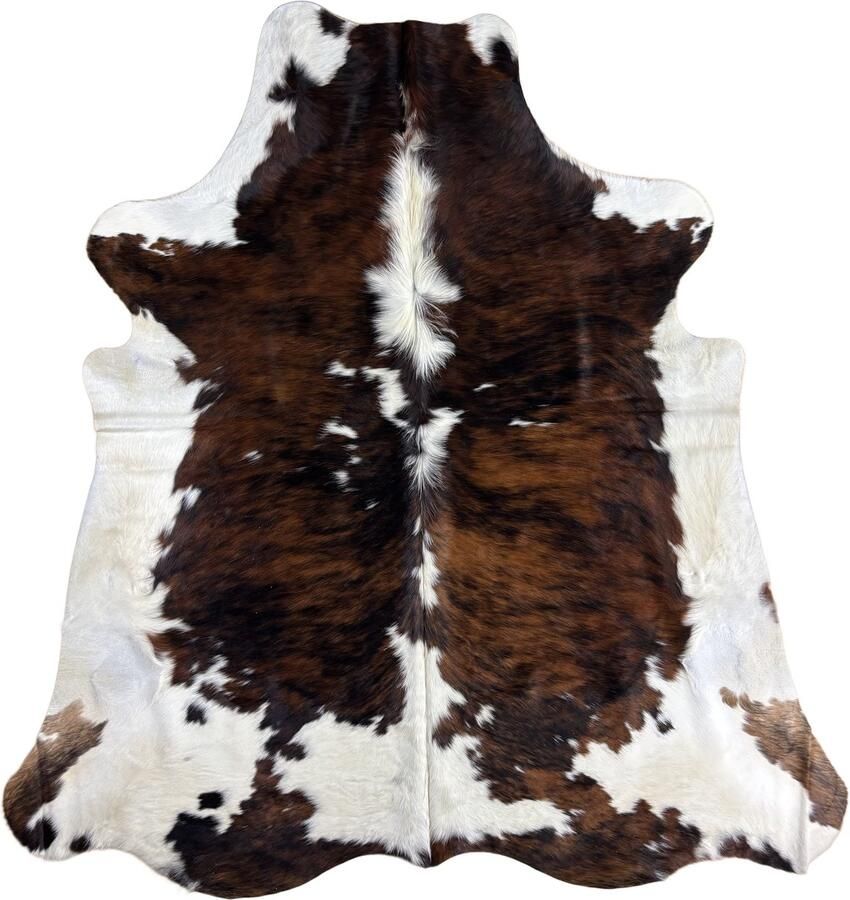 Koeienhuidvloerkleed.nl Koeienhuid Vloerkleed XXL (Extra Groot) Wit 242 x 230 cm Koeienkleed Koeienvel Dierenvel Dierenhuid Koehuid Tapijt - Foto 3