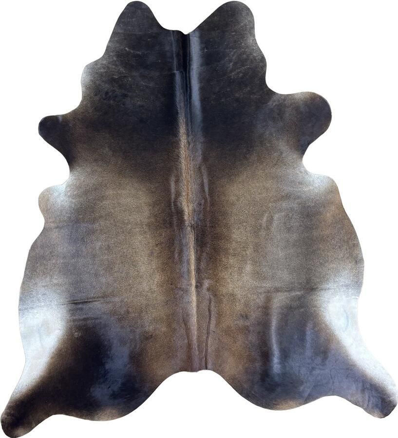 Koeienhuidvloerkleed.nl Koeienhuid Vloerkleed XL (Groot) Bruin 227 x 202 cm Koeienkleed Koeienvel Dierenvel Dierenhuid Koehuid Tapijt - Foto 2