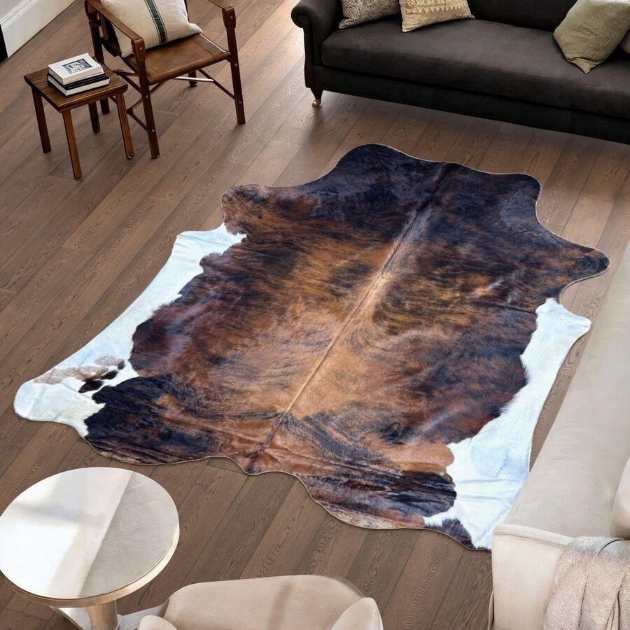 Koeienhuidvloerkleed.nl Koeienhuid Vloerkleed 238 cm x 212 cm Koeienkleed Koeienvel Dierenvel Dierenhuid Tapijt