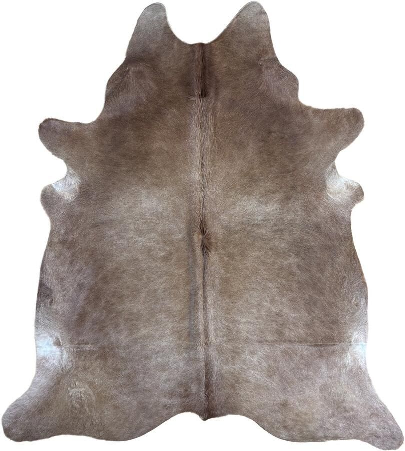Koeienhuidvloerkleed.nl Koeienhuid Vloerkleed XL (Groot) Bruin Zwart 233 x 202 cm Koeienkleed Koeienvel Dierenvel Dierenhuid Koehuid Tapijt - Foto 2