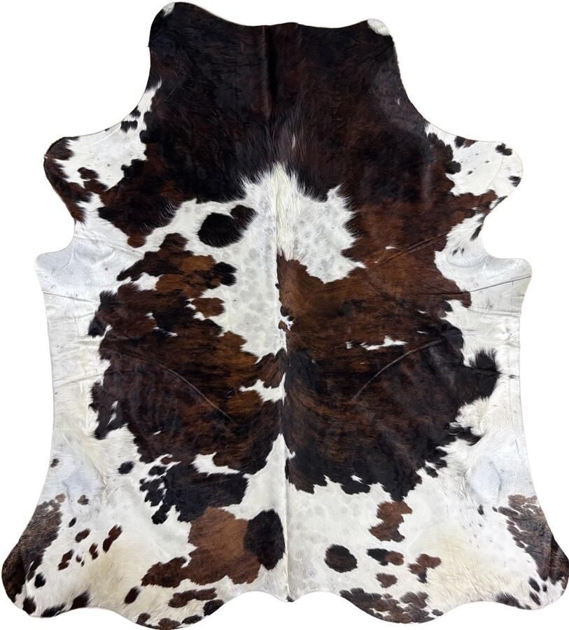 Koeienhuidvloerkleed.nl Koeienhuid Vloerkleed 238 cm x 215 cm Koeienkleed Koeienvel Dierenvel Dierenhuid Tapijt - Foto 2