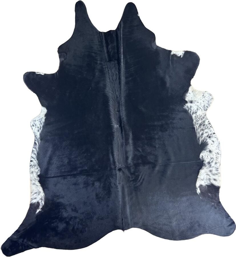 Koeienhuidvloerkleed.nl Koeienhuid Vloerkleed 239 cm x 220 cm Koeienkleed Koeienvel Dierenvel Dierenhuid Tapijt - Foto 2