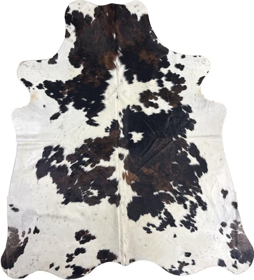 Koeienhuidvloerkleed.nl Koeienhuid Vloerkleed 242 cm x 220 cm Koeienkleed Koeienvel Dierenvel Dierenhuid Tapijt - Foto 2