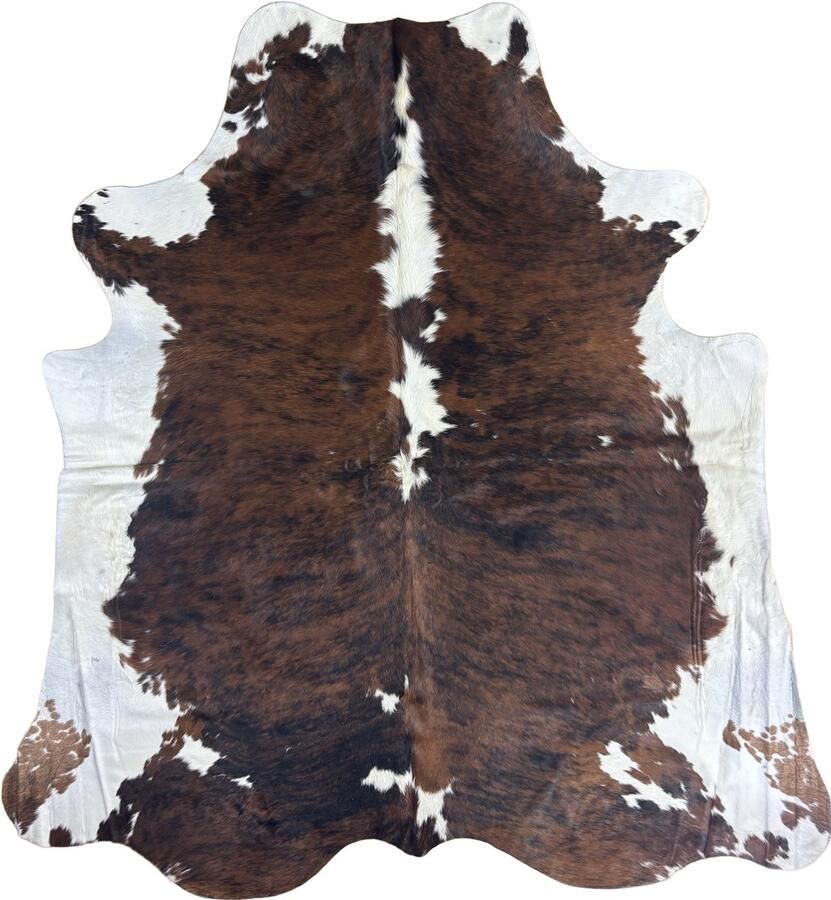 Koeienhuidvloerkleed.nl Koeienhuid Vloerkleed 243 cm x 224 cm Koeienkleed Koeienvel Dierenvel Dierenhuid Tapijt - Foto 2