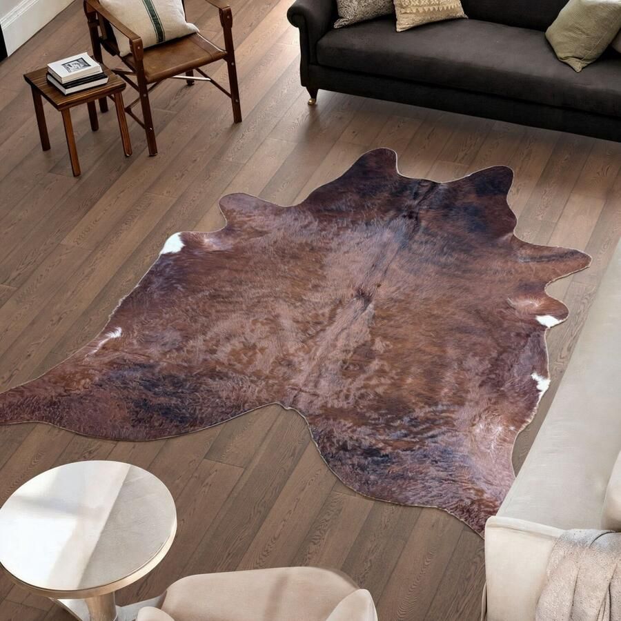 Koeienhuidvloerkleed.nl Koeienhuid Vloerkleed 244 cm x 224 cm Koeienkleed Koeienvel Dierenvel Dierenhuid Tapijt