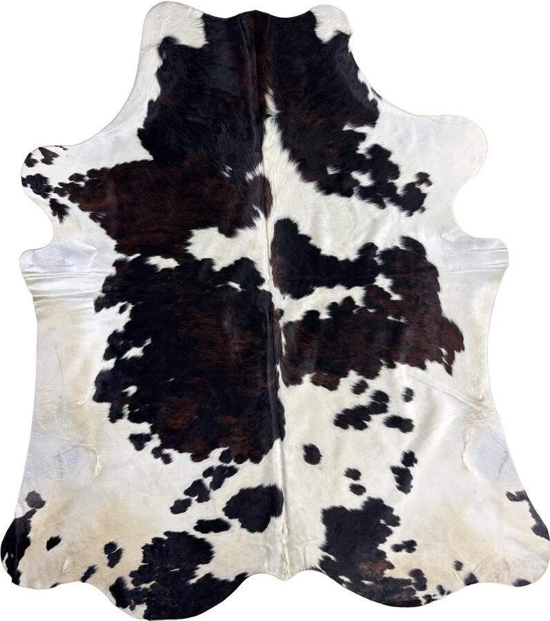 Koeienhuidvloerkleed.nl Koeienhuid Vloerkleed XL (Groot) Grijs 232 x 218 cm Koeienkleed Koeienvel Dierenvel Dierenhuid Koehuid Tapijt - Foto 2