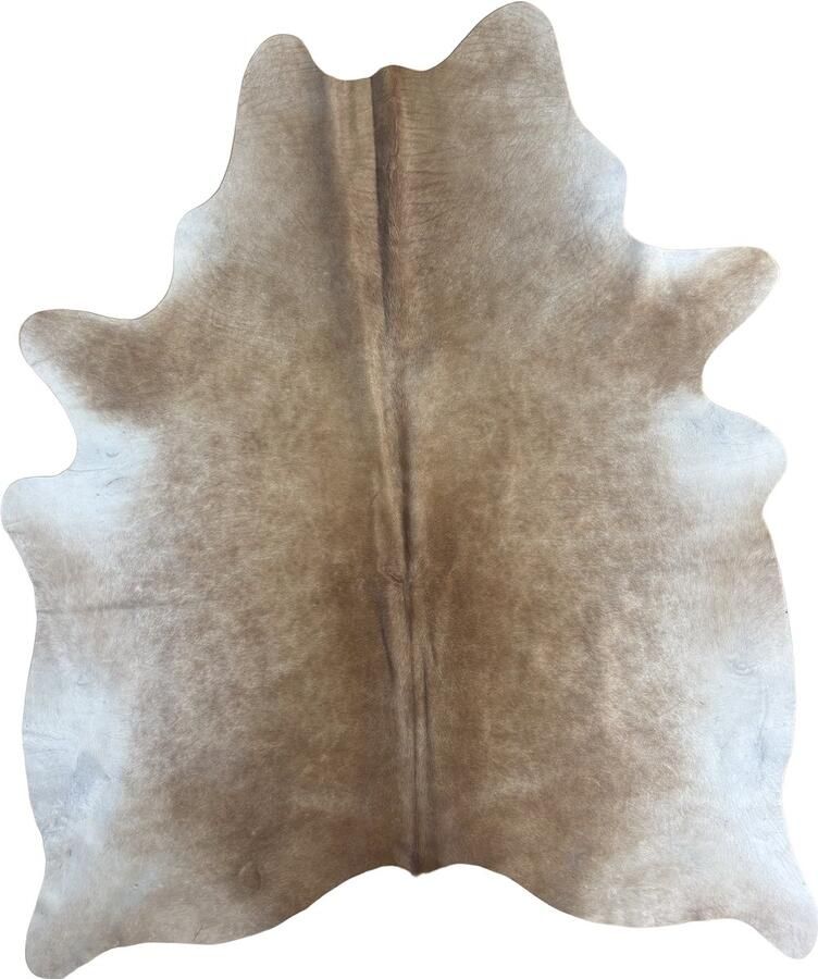 Koeienhuidvloerkleed.nl Koeienhuid Vloerkleed Bruin 219 x 205 cm Koeienkleed Koeienvel Dierenvel Dierenhuid Koehuid Tapijt - Foto 2