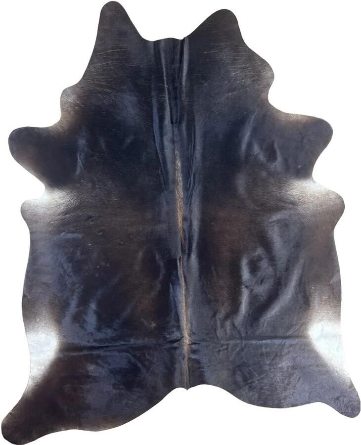 Koeienhuidvloerkleed.nl Koeienhuid Vloerkleed XL (Groot) Beige Wit 220 x 208 cm Koeienkleed Koeienvel Dierenvel Dierenhuid Koehuid Tapijt - Foto 2