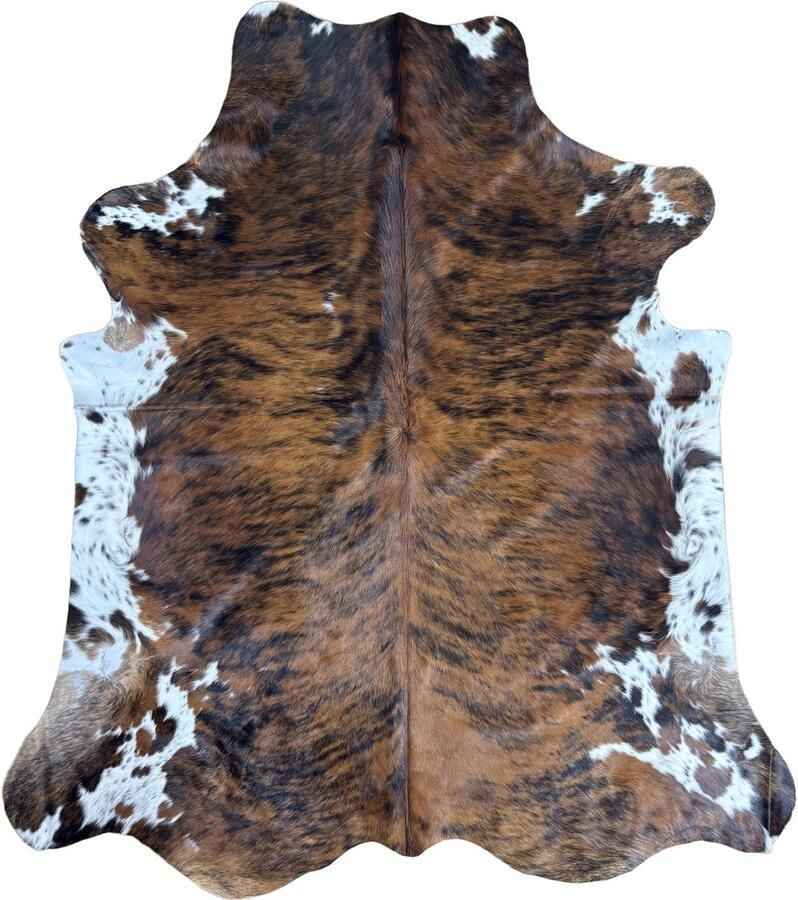 Koeienhuidvloerkleed.nl Koeienhuid Vloerkleed 248 cm x 220 cm Koeienkleed Koeienvel Dierenvel Dierenhuid Tapijt - Foto 2