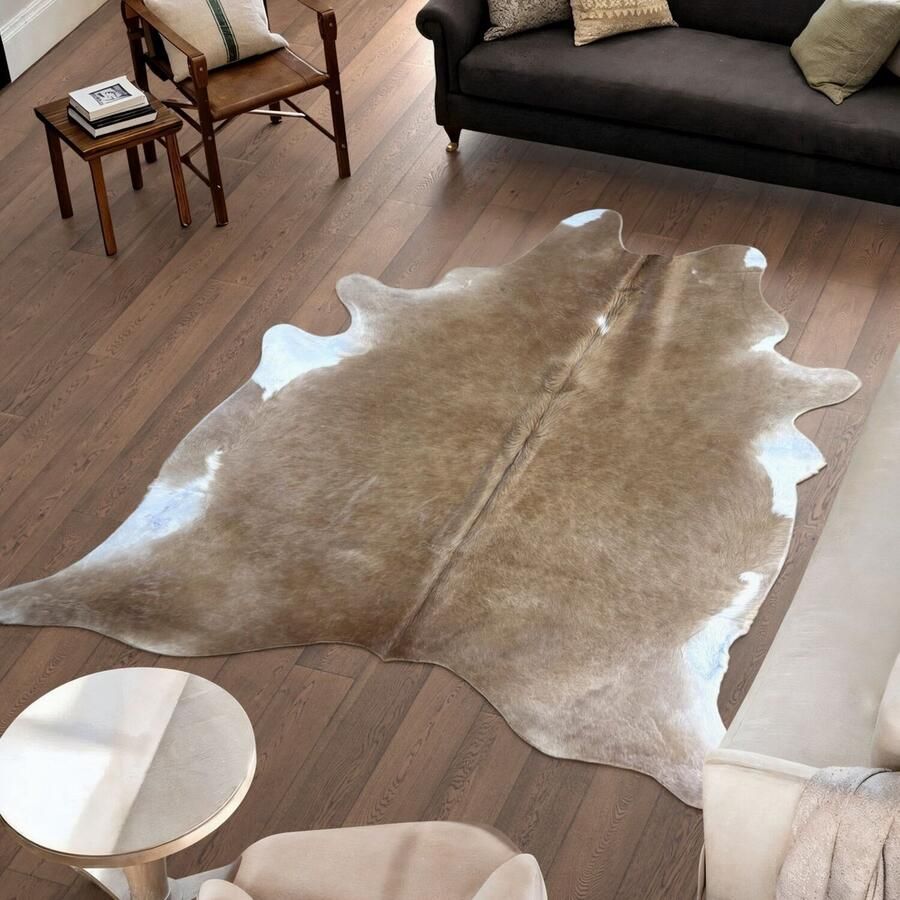 Koeienhuidvloerkleed.nl Koeienhuid Vloerkleed 249 cm x 211 cm Koeienkleed Koeienvel Dierenvel Dierenhuid Tapijt