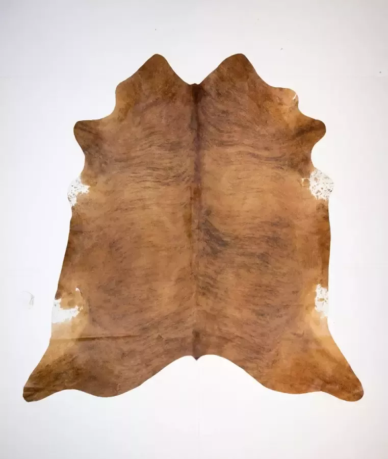 Koelap Koeienhuid Vloerkleed Bruin Brindle 220 x 225 cm 1004417