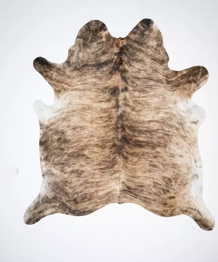 Koelap Koeienhuid Vloerkleed Bruin Brindle 220 x 240 cm 1005039