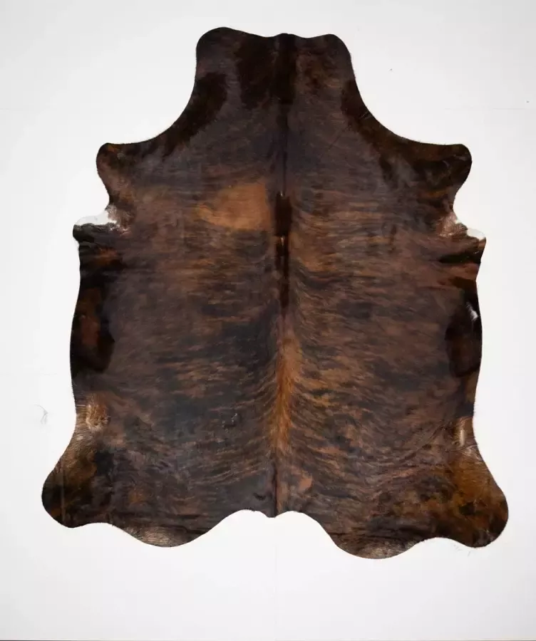 Koelap Koeienhuid Vloerkleed Bruin Brindle 220 x 240 cm 1005073