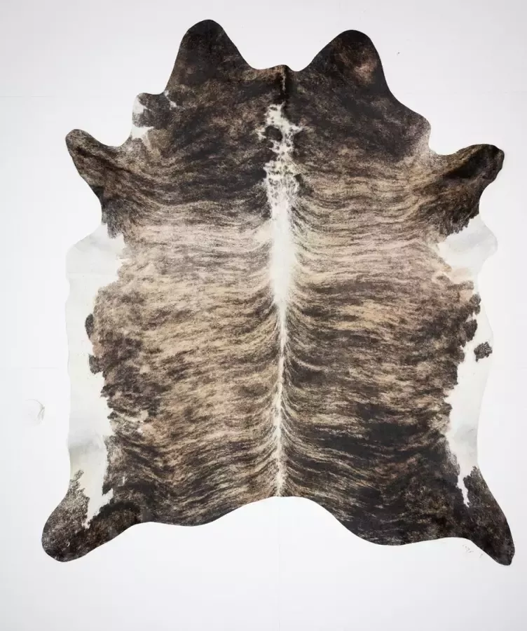 Koelap Koeienhuid Vloerkleed Bruin Brindle 225 x 255 cm 1005032