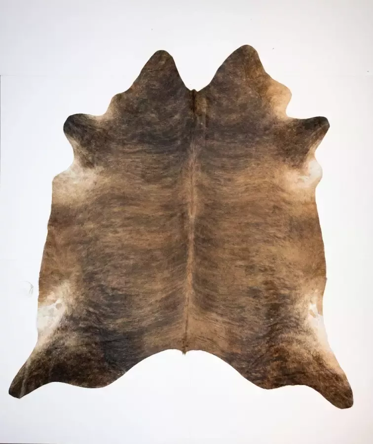 Koelap Koeienhuid Vloerkleed Bruin Brindle 230 x 240 cm 1004869