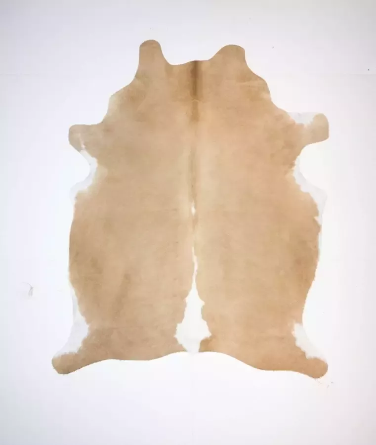 Koelap Koeienhuid Vloerkleed Bruin Egaal 185 x 225 cm 1004371