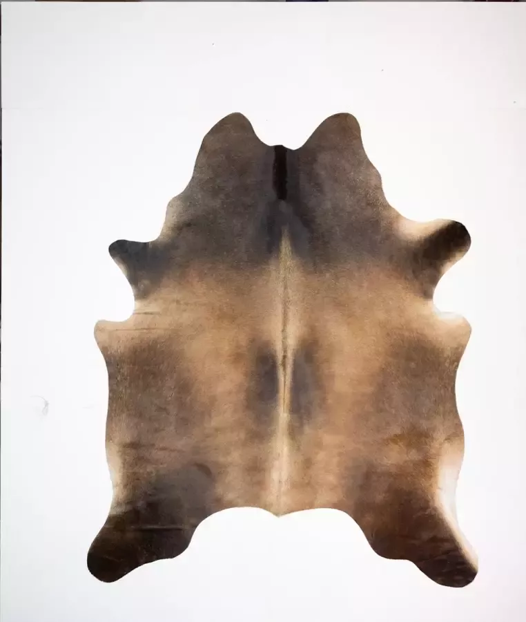 Koelap Koeienhuid Vloerkleed Bruin Egaal 185 x 225 cm 1004984