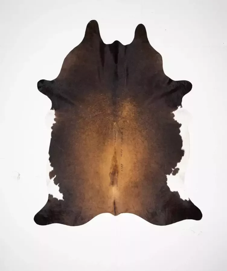 Koelap Koeienhuid Vloerkleed Bruin Egaal 185 x 225 cm 1005113