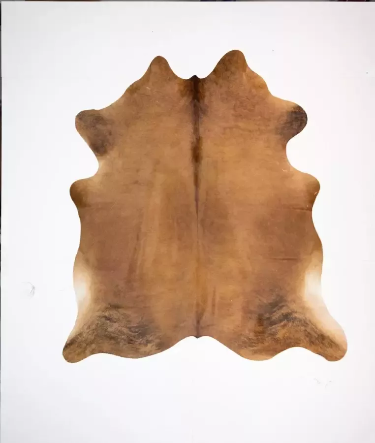 Koelap Koeienhuid Vloerkleed Bruin Egaal 190 x 210 cm 1005003