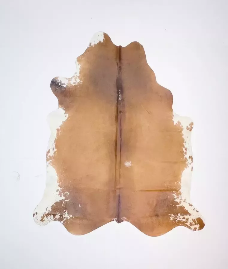 Koelap Koeienhuid Vloerkleed Bruin Egaal 190 x 225 cm 1004473