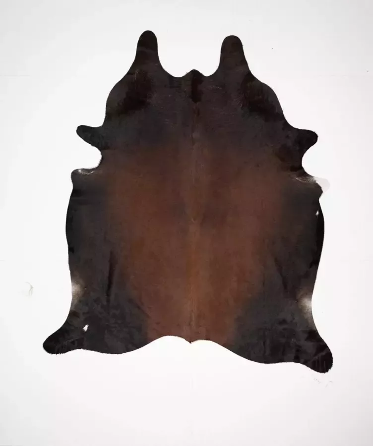 Koelap Koeienhuid Vloerkleed Bruin Egaal 190 x 225 cm 1005123