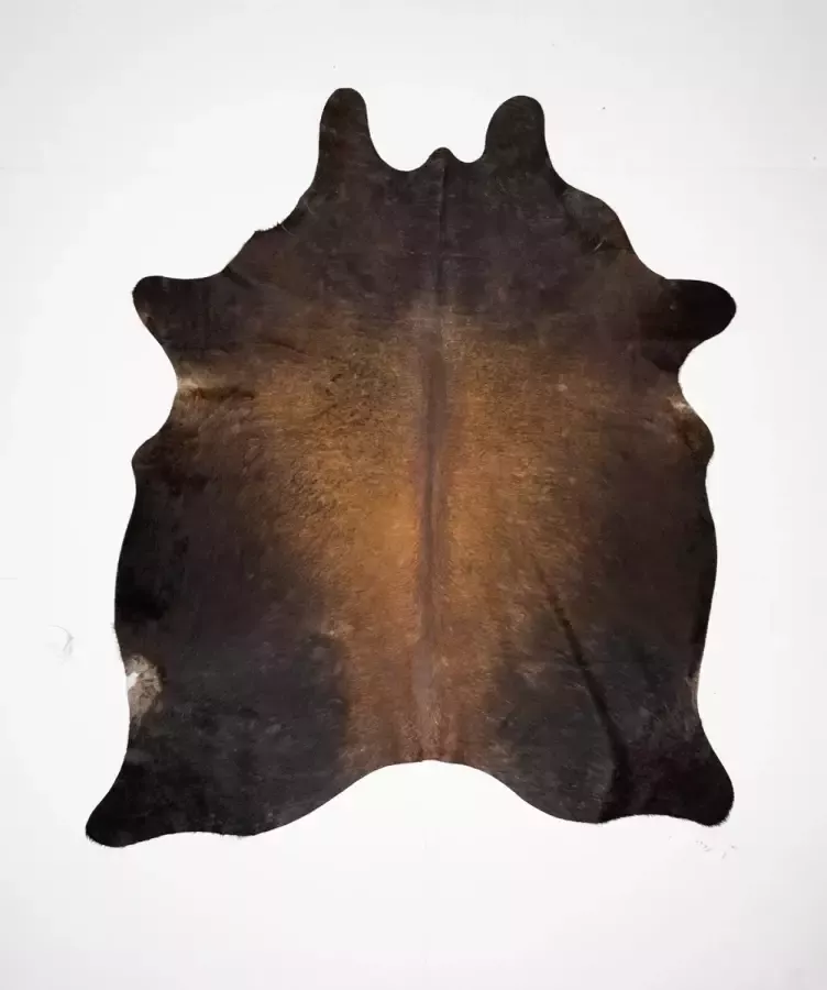 Koelap Koeienhuid Vloerkleed Bruin Egaal 195 x 225 cm 1005115