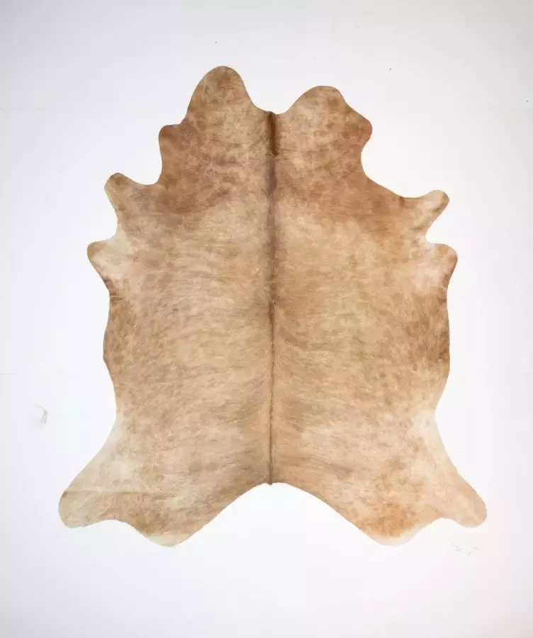 Koelap Koeienhuid Vloerkleed Bruin Egaal 200 x 220 cm 1004322