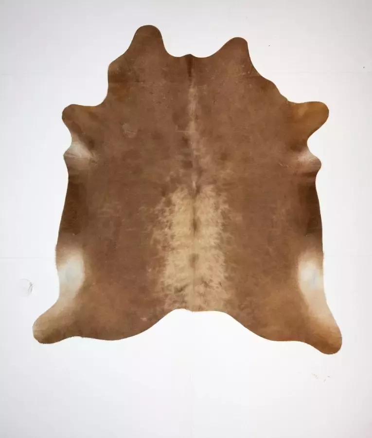 Koelap Koeienhuid Vloerkleed Bruin Egaal 205 x 215 cm 1004610