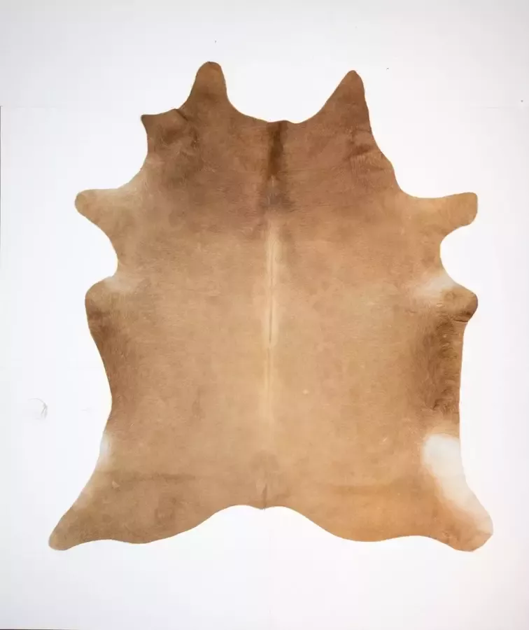 Koelap Koeienhuid Vloerkleed Bruin Egaal 210 x 225 cm 1004838