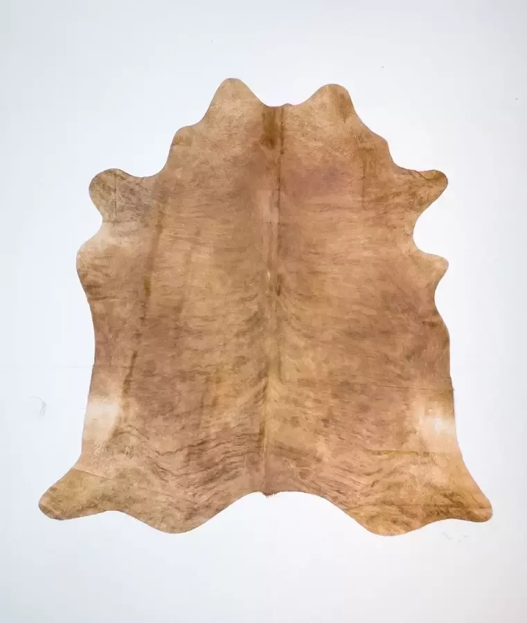 Koelap Koeienhuid Vloerkleed Bruin Egaal 215 x 215 cm 1004468