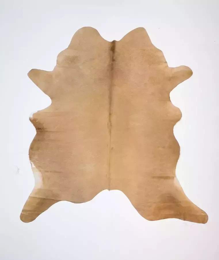 Koelap Koeienhuid Vloerkleed Bruin Egaal 215 x 225 cm 1004475