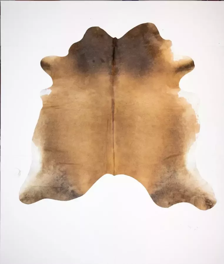 Koelap Koeienhuid Vloerkleed Bruin Egaal 220 x 210 cm 1004982