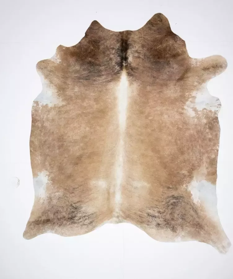 Koelap Koeienhuid Vloerkleed Bruin Egaal 220 x 255 cm 1005037