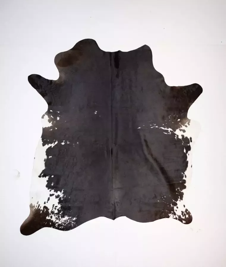 Koelap Koeienhuid Vloerkleed Bruinwit Gevlekt 205 x 220 cm 1004409
