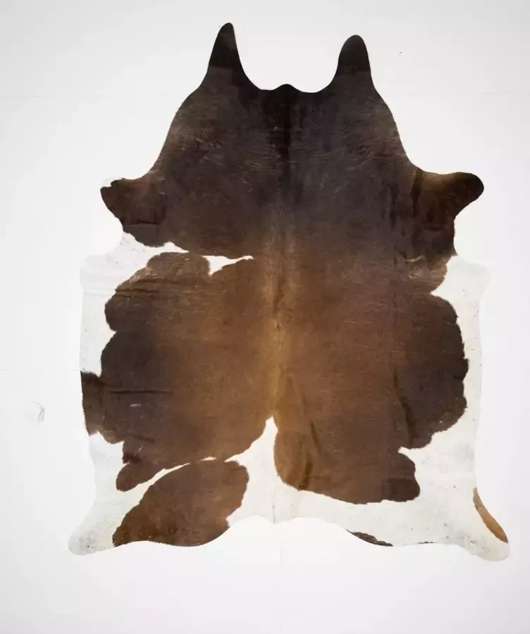 Koelap Koeienhuid Vloerkleed Bruinwit Gevlekt 205 x 250 cm 1005019