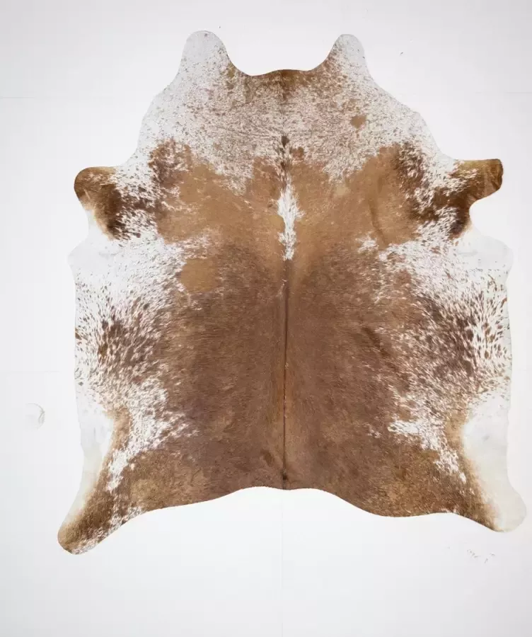 Koelap Koeienhuid Vloerkleed Bruinwit Gevlekt Salt & Pepper 220 x 240 cm 1005027