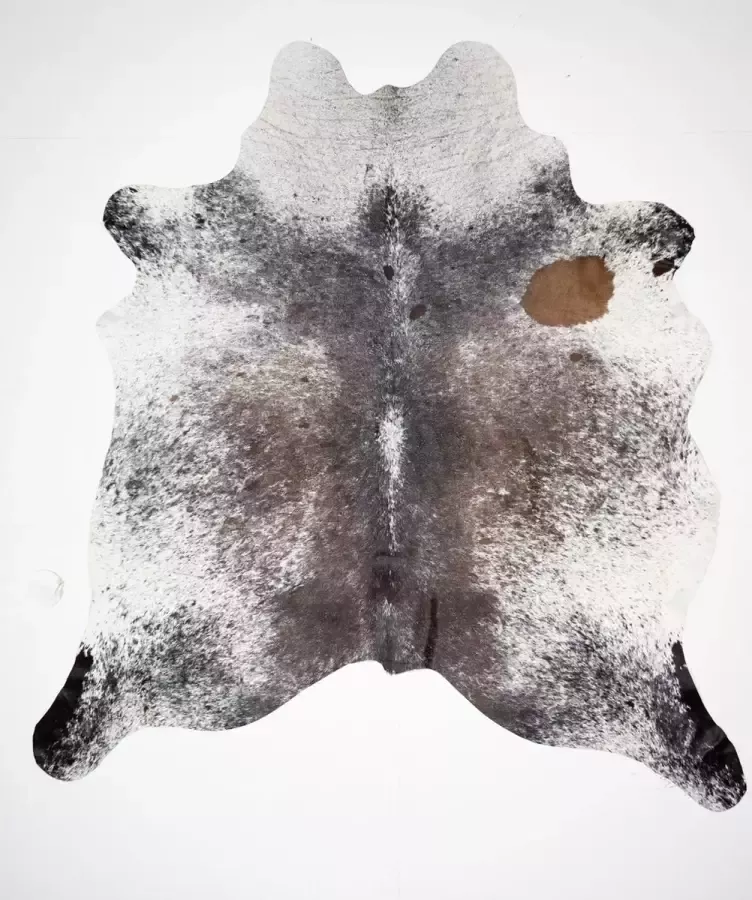 Koelap Koeienhuid Vloerkleed Bruinwit Gevlekt Salt & Pepper 235 x 250 cm 1005049