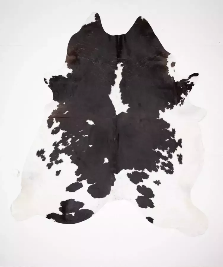 Koelap Koeienhuid Vloerkleed Zwartwit Egaal 220 x 245 cm 1005085
